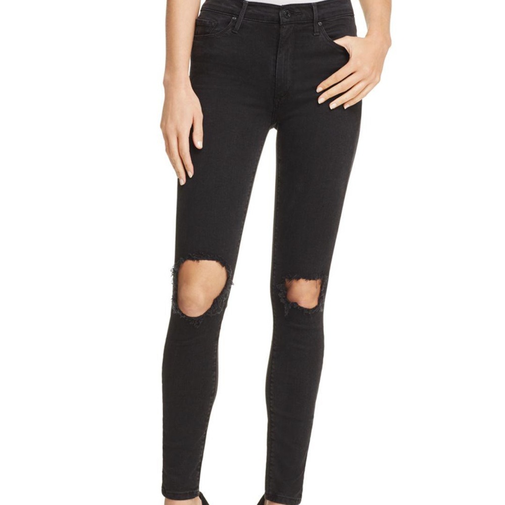 Black Orchid Ripped Distressed Skinny Jeans